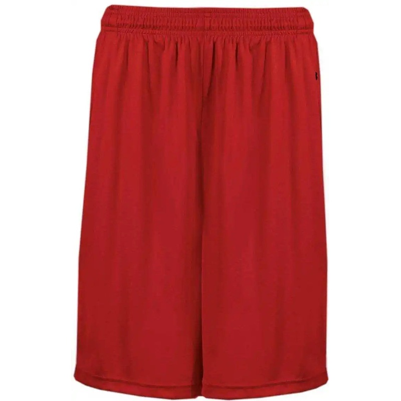 Badger Sport 2119 B-Core Pocketed Youth Short – Red