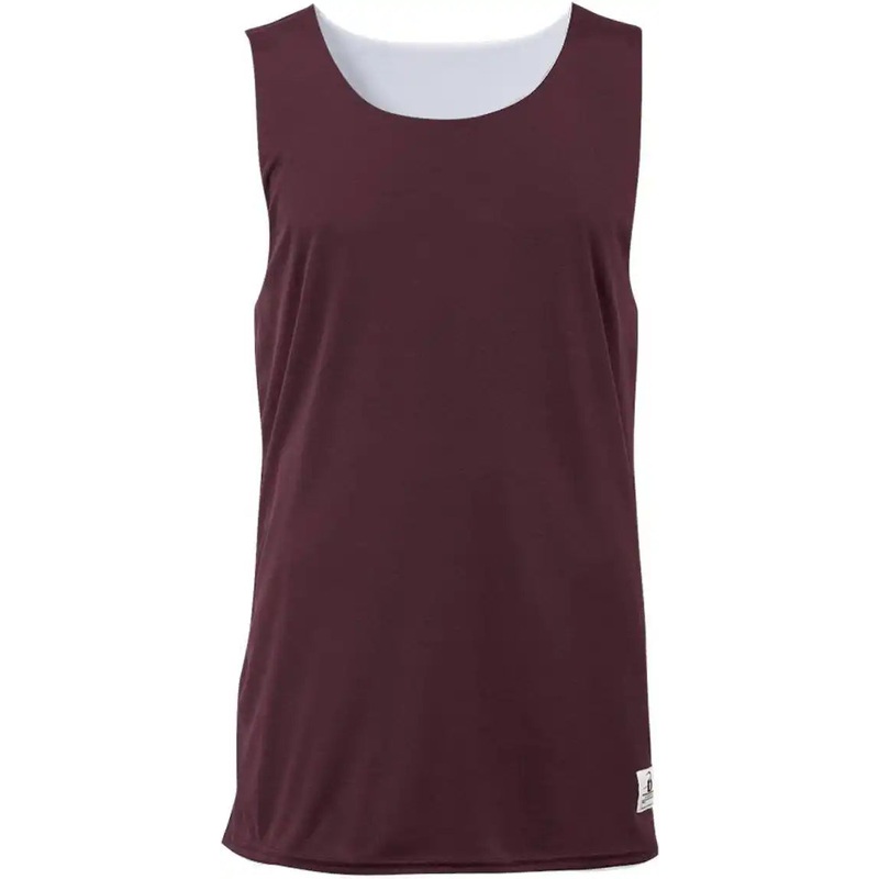 Badger Sport 2129 Youth B-Dry Reversible Tank – Maroon White