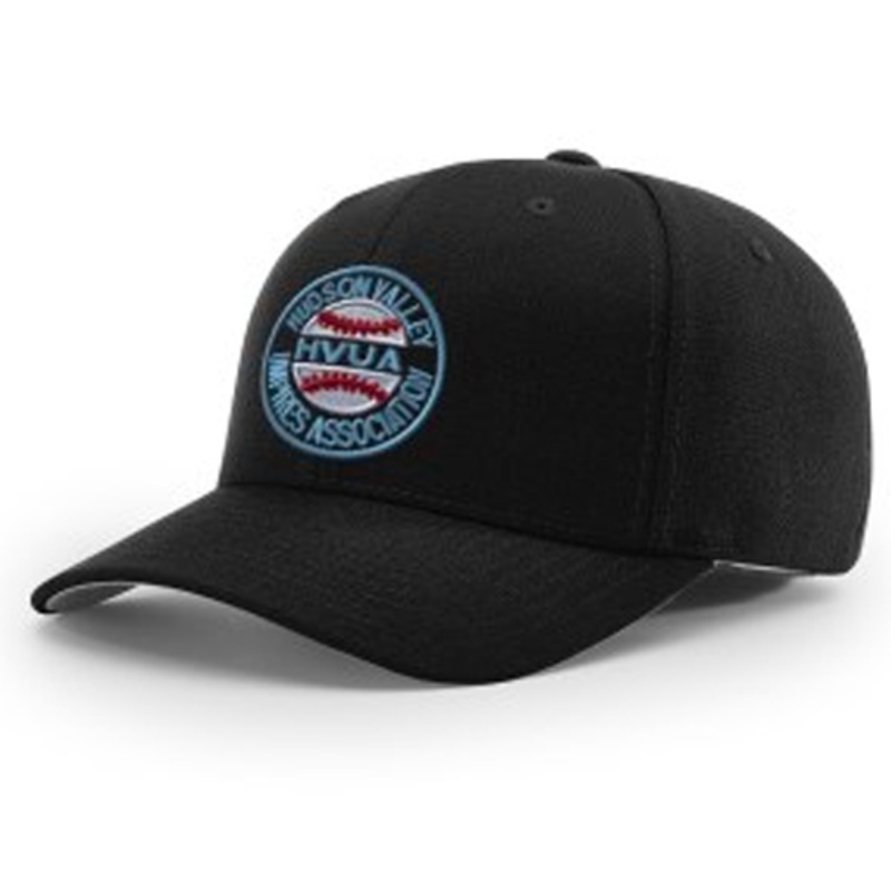 HVUA Logo Black Umpire Hats|530 (4-stitch)|540 (6-stitch)|550 (8-stitch)|6 3/4|6 7/8|7|7 1/8|7 1/4|7 3/8|7 1/2|7 5/8|7 3/4|7 7/8|8