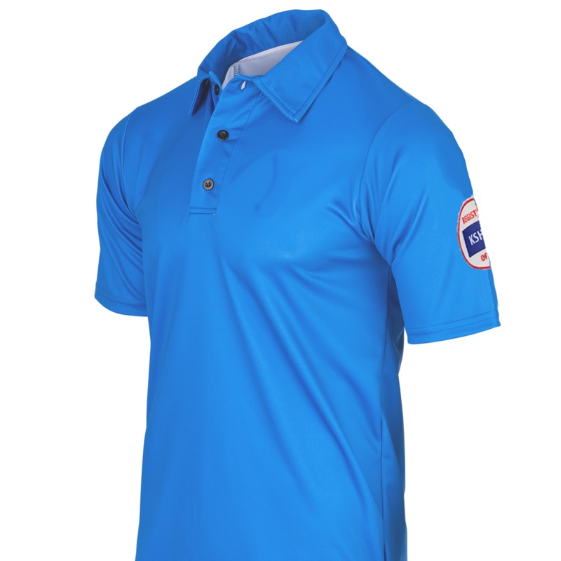 Kansas Logo Men’s Blue Volleyball Shirt