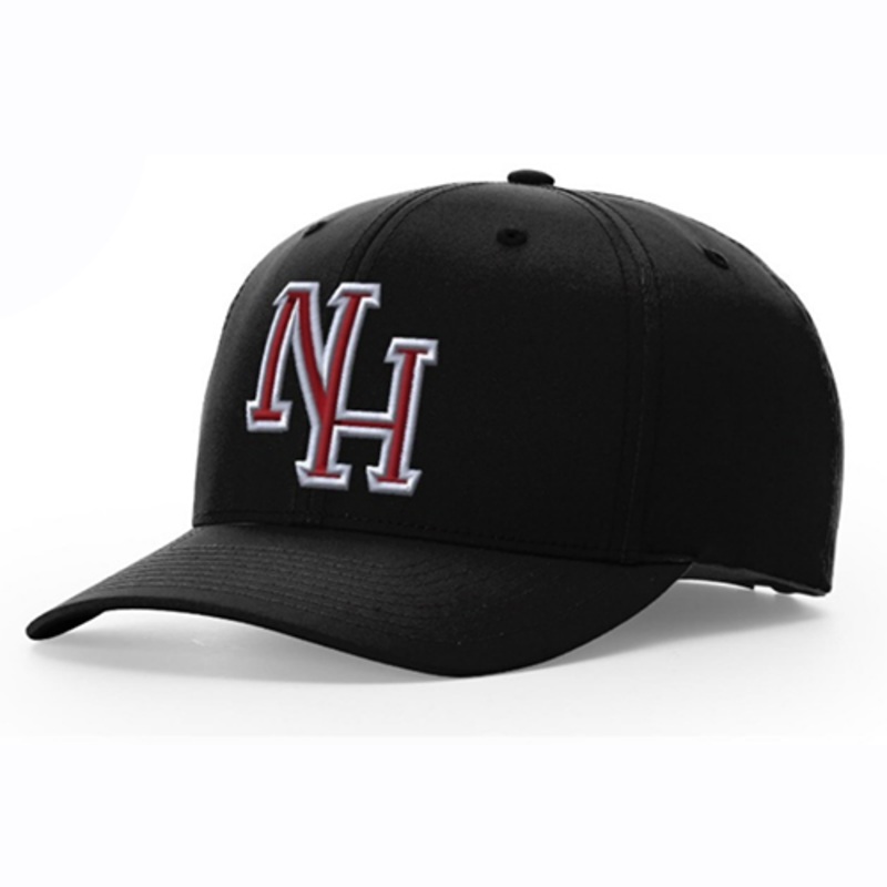 NHBUA Black Hats|4-Stitch Plate|6-Stitch Combo|8-Stitch Base|6 3/4|6 7/8|7|7 1/8|7 1/4|7 3/8|7 1/2|7 5/8|7 3/4|7 7/8|8