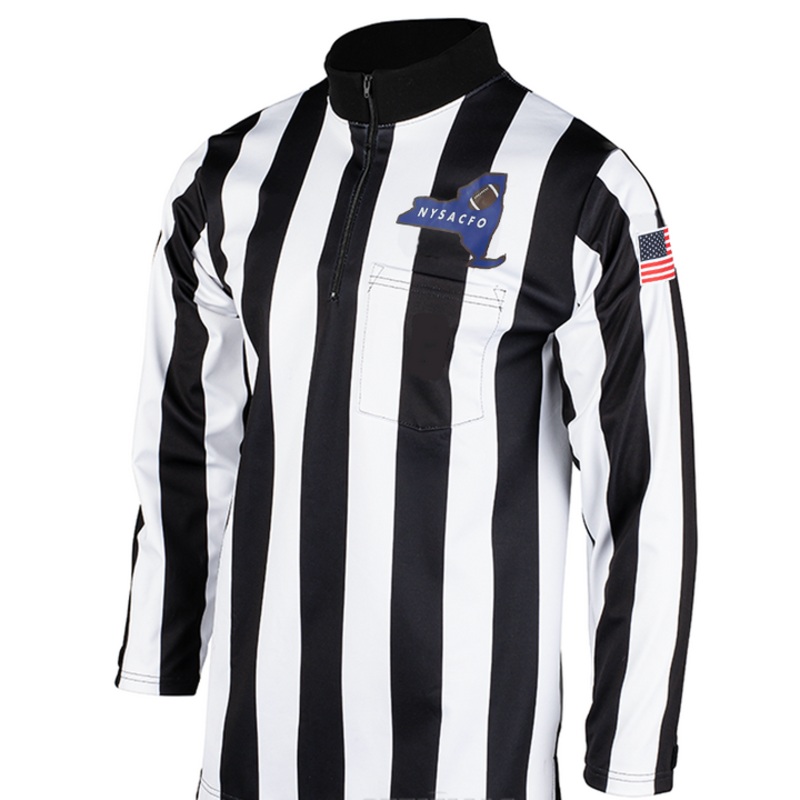 NYSACFO Logo Heavy Weight Long Sleeve Football Shirt