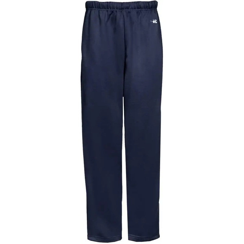 Badger Sport 2478 Perf. Youth Open Bottom Pant – Navy