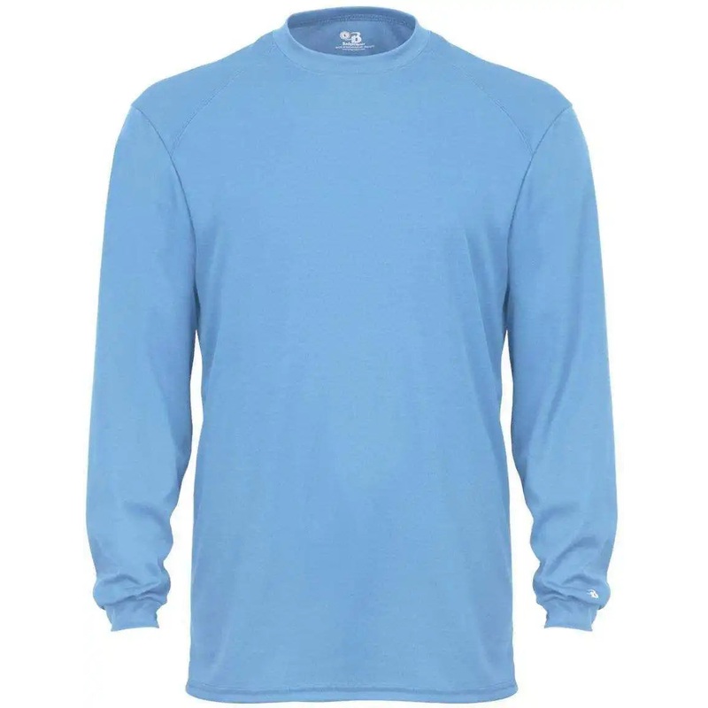 Badger Sport 4104 B-Core Long Sleeve Tee – Columbia Blue