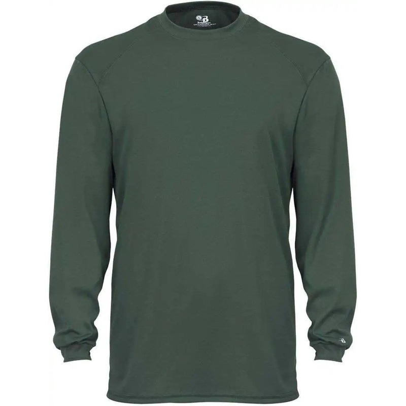 Badger Sport 4104 B-Core Long Sleeve Tee – Forest