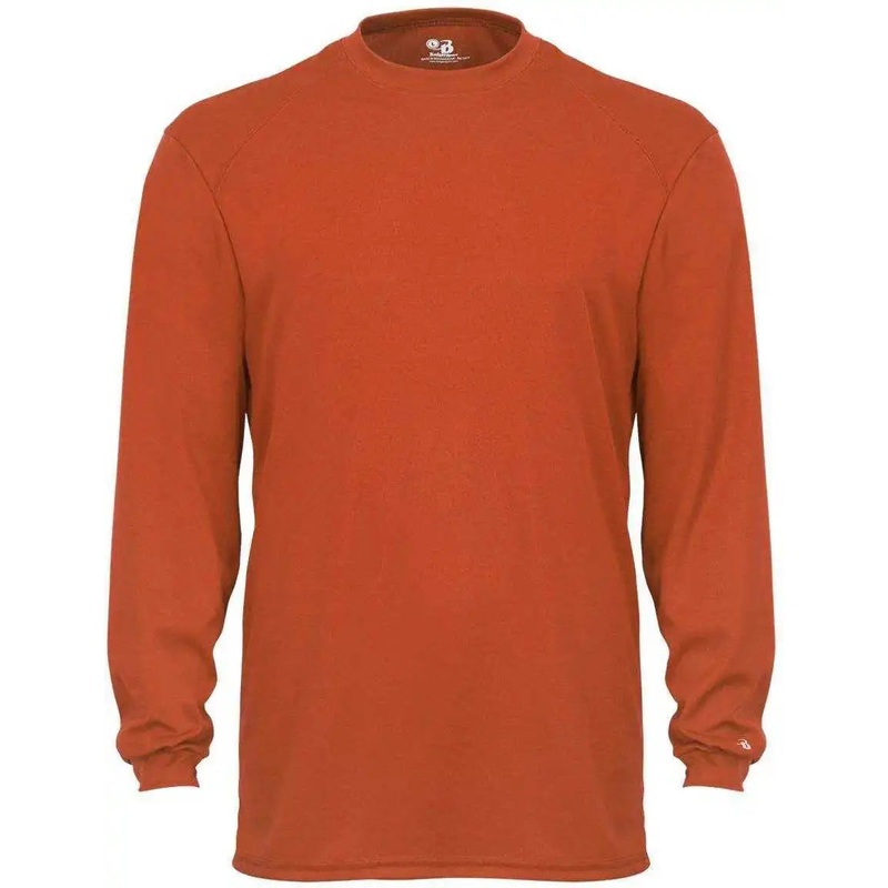 Badger Sport 4104 B-Core Long Sleeve Tee – Orange