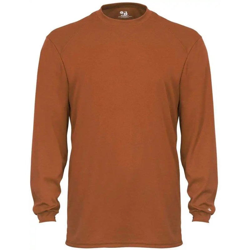 Badger Sport 4104 B-Core Long Sleeve Tee – Texas Orange