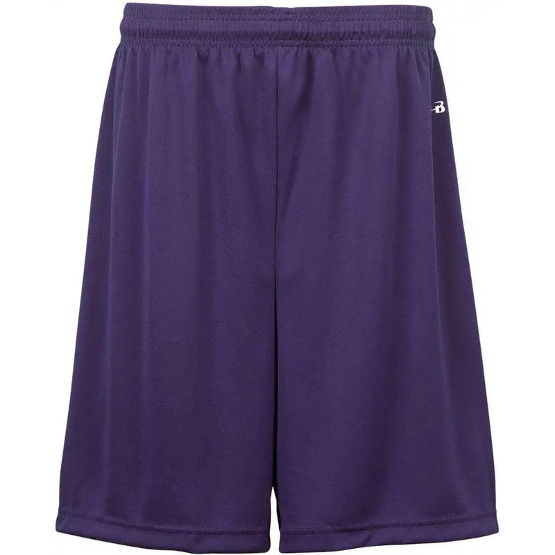 Badger Sport 4109 B-Core 9 Short – Purple