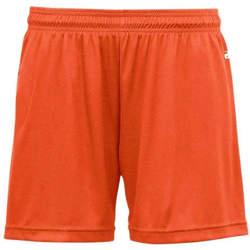 Badger Sport 4116 Ladies B-Core Short – Orange