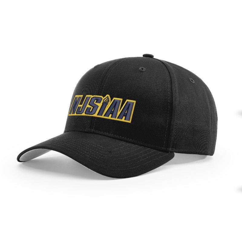 NJSIAA Logo Black Baseball Umpire Hats