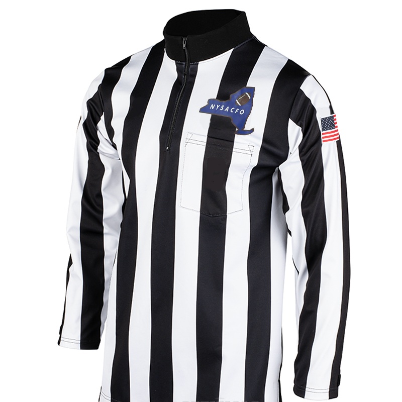 NYSACFO Logo 2 Stripe Water Resistant Single Layer Shirt