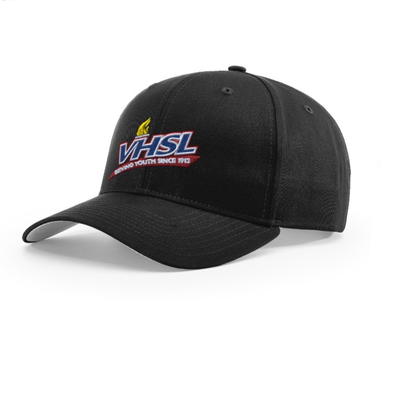 VHSL Logo Black Umpire Hats|Flex Fit S/M (7 – 7 3/8)|Flex Fit L/XL (7 3/8 – 8)|6 7/8|7|7 1/8|7 1/4|7 3/8|7 1/2|7 5/8|7 3/4|4-Stitch Plate|6-Stitch Combo|8-Stitch Base