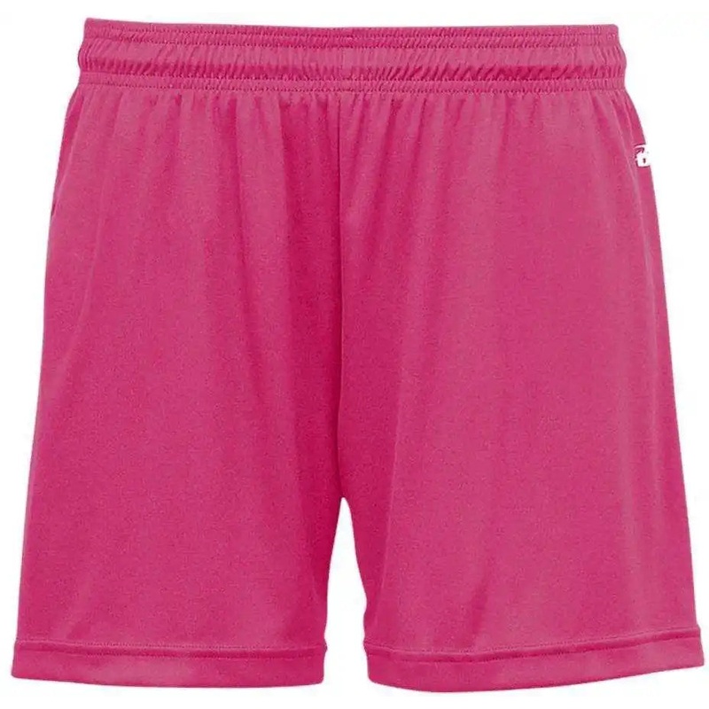 Badger Sport 4116 Ladies B-Core Short – Hot Pink