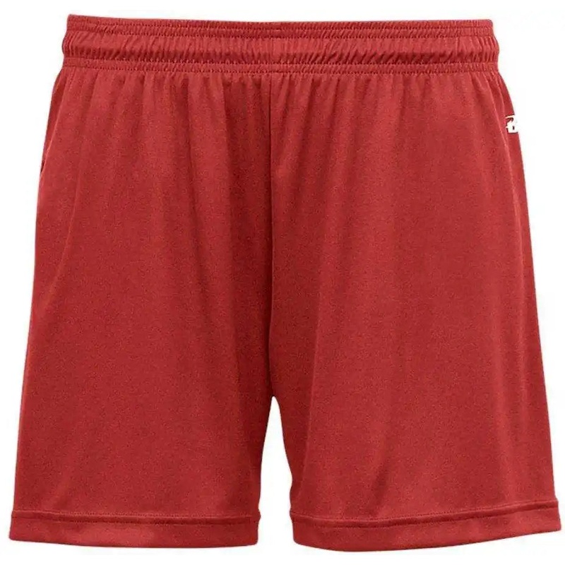 Badger Sport 4116 Ladies B-Core Short – Red