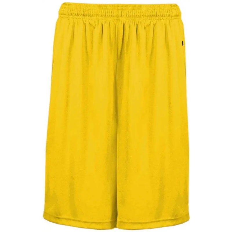 Badger Sport 4119 B-Core Pocketed 10 Short – Gold