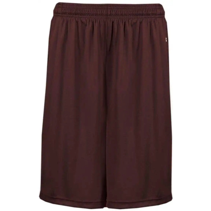Badger Sport 4119 B-Core Pocketed 10 Short – Maroon