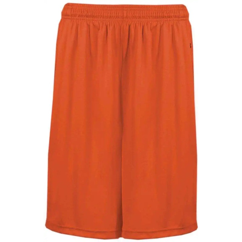 Badger Sport 4119 B-Core Pocketed 10 Short – Orange