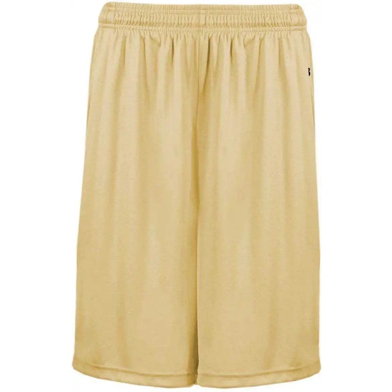 Badger Sport 4119 B-Core Pocketed 10 Short – Vegas Gold