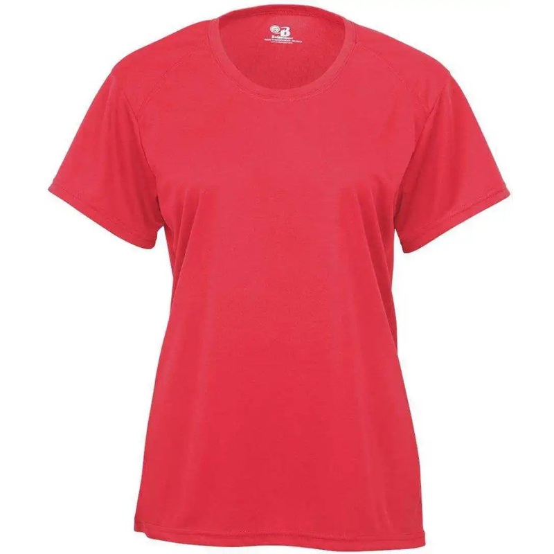 Badger Sport 4160 Ladies B-Core Tee – Hot Coral