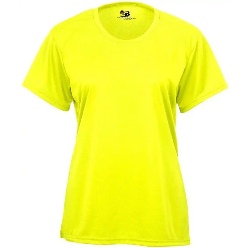 Badger Sport 4160 Ladies B-Core Tee – Safety Yellow Green