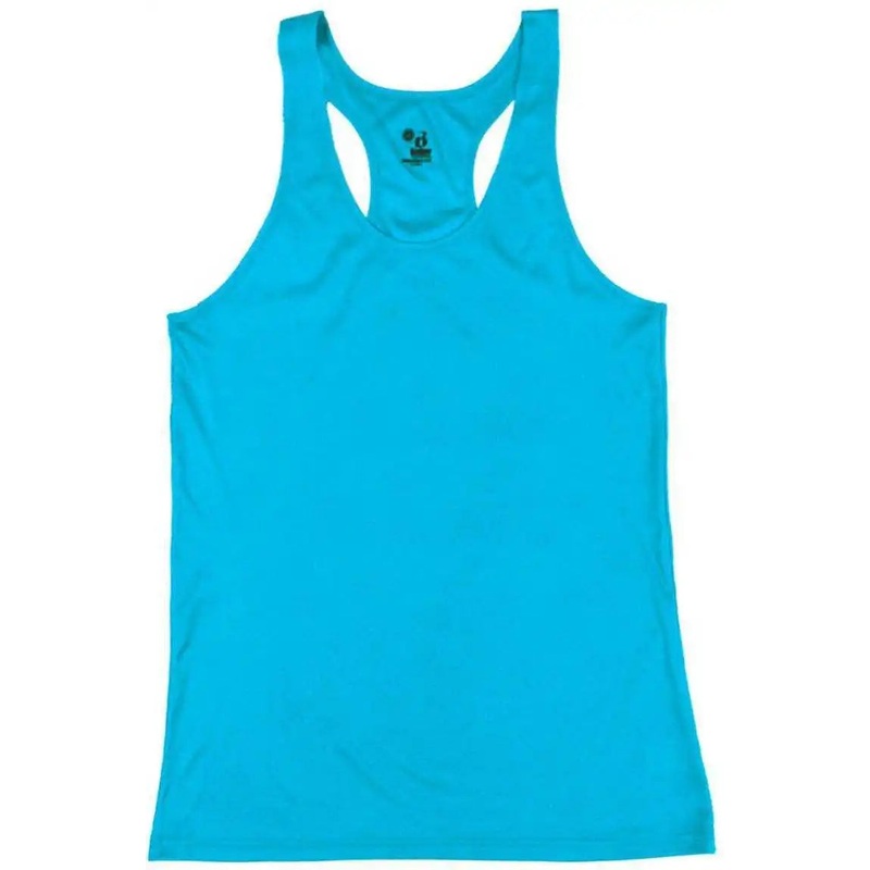 Badger Sport 4166 B-Core Ladies Racerback Tank – Electric Blue
