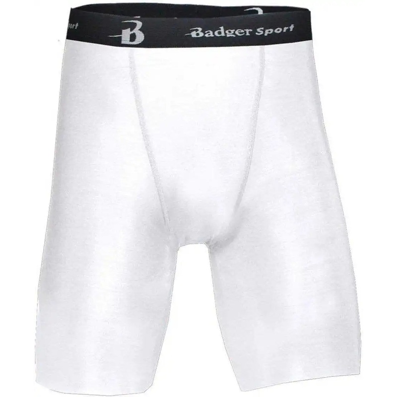 Badger Sport 4607 B-Fit Compression Short – White