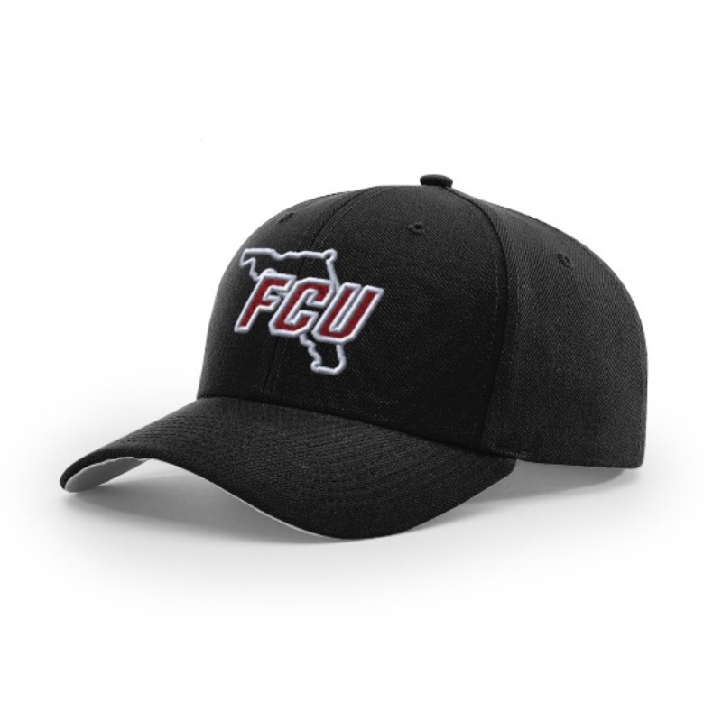 FCU Logo Umpire Hats|Flex Fit S/M (7 – 7 3/8)|Flex Fit L/XL (7 3/8 – 8)|6 7/8|7|7 1/8|7 1/4|7 3/8|7 1/2|7 5/8|7 3/4|4-Stitch Plate|6-Stitch Combo|8-Stitch Base