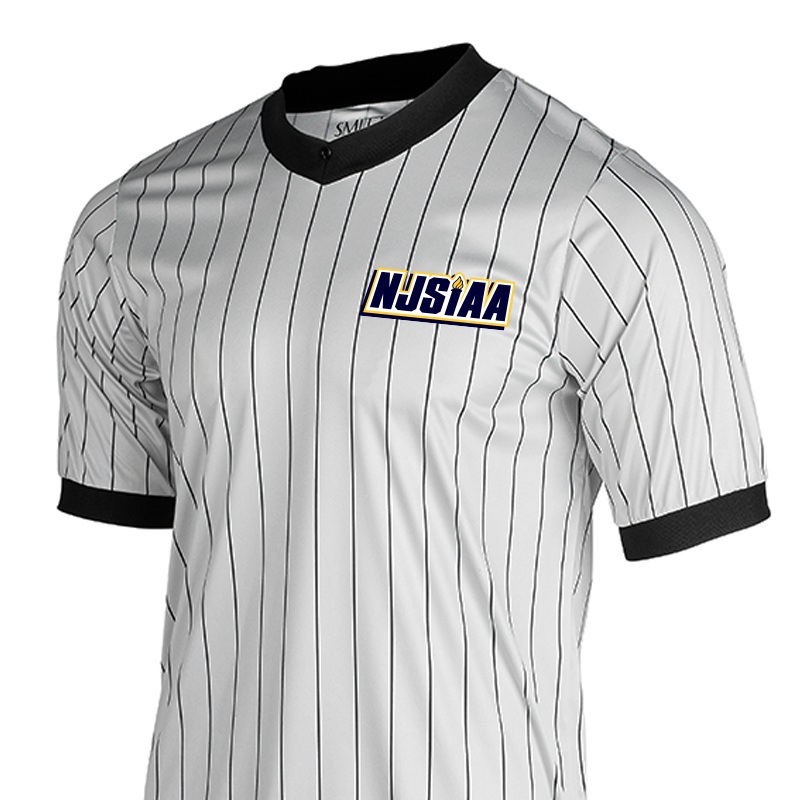 NJSIAA LOGO Dye Sublimated Grey Wrestling V-Neck