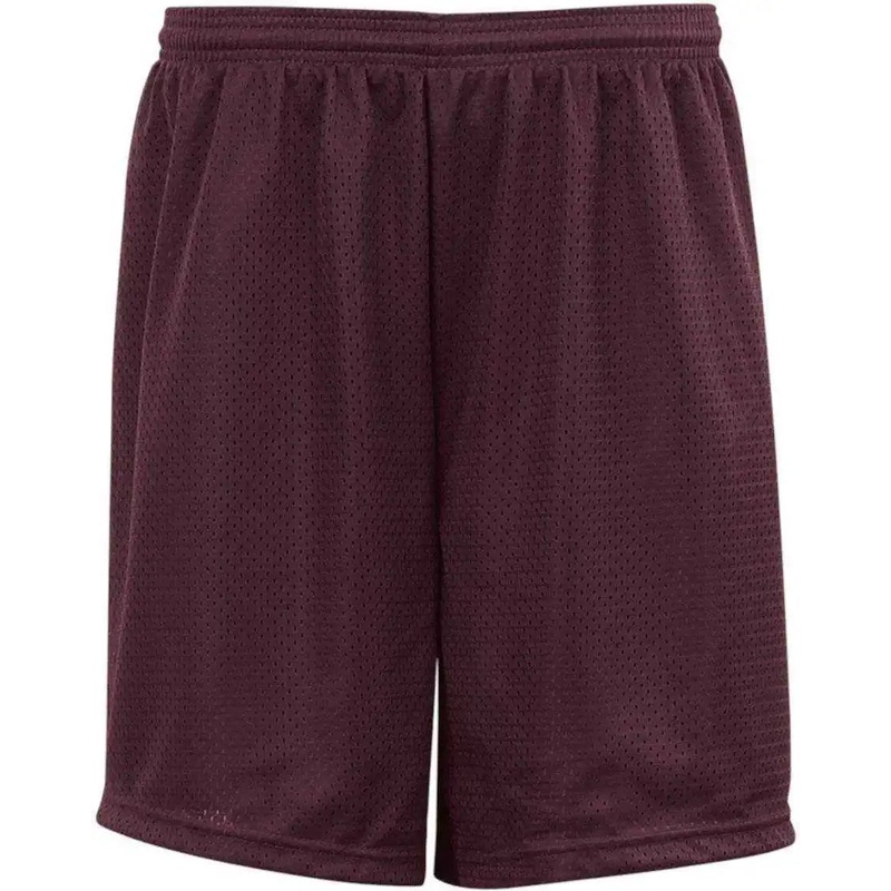 Badger Sport 7209 9 Mesh Tricot Short – Maroon