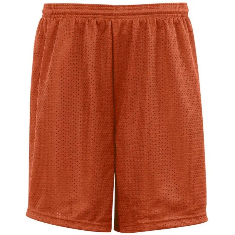 Badger Sport 7209 9 Mesh Tricot Short – Orange