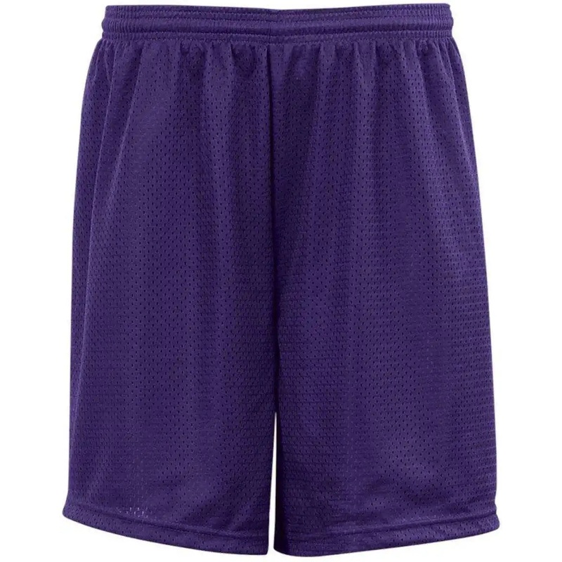 Badger Sport 7209 9 Mesh Tricot Short – Purple