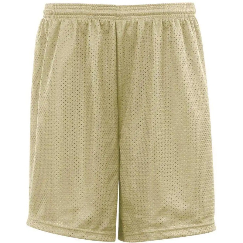 Badger Sport 7209 9 Mesh Tricot Short – Vegas Gold