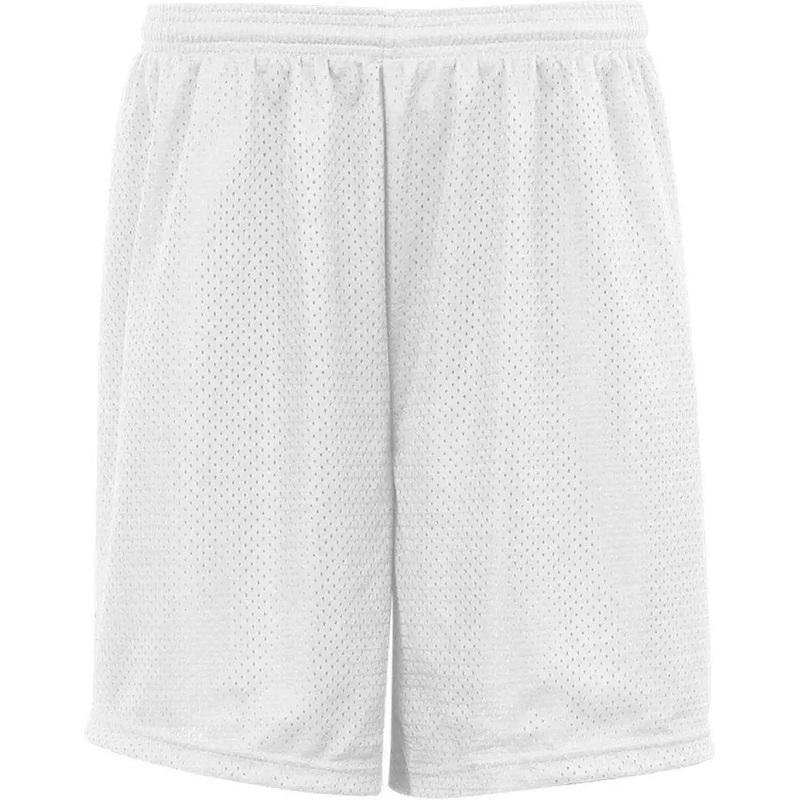 Badger Sport 7209 9 Mesh Tricot Short – White