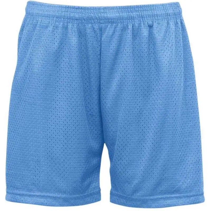 Badger Sport 7216 Ladies Mesh/Tricot Short – Columbia Blue