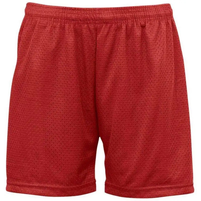 Badger Sport 7216 Ladies Mesh/Tricot Short – Red