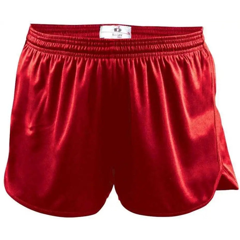 Badger Sport 7278 B-Core Ladies Track Short – Red