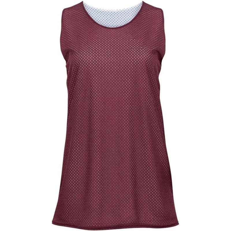 Badger Sport 8978 Ladies Reversible Tank – Cardinal White