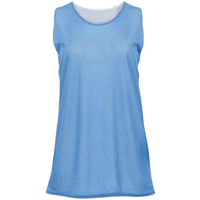 Badger Sport 8978 Ladies Reversible Tank – Columbia Blue White