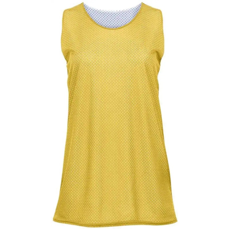 Badger Sport 8978 Ladies Reversible Tank – Gold White