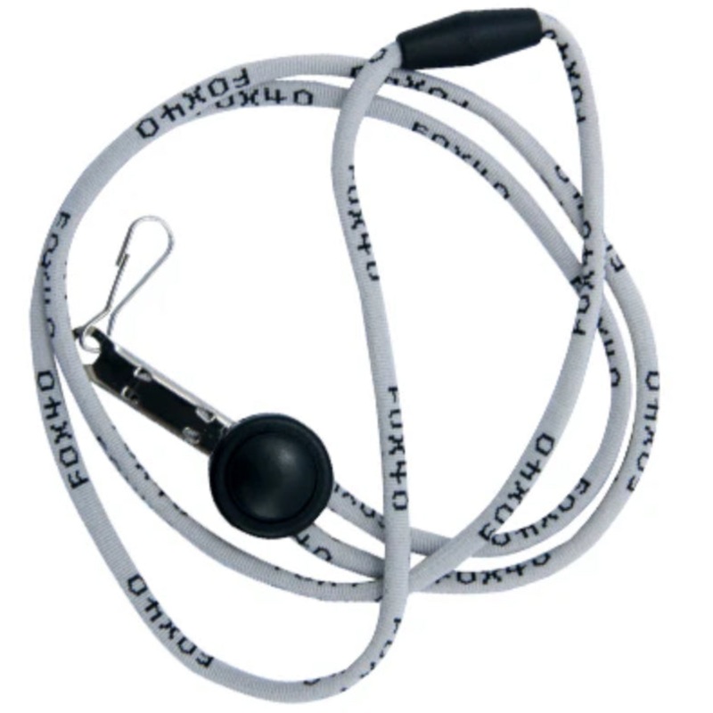 Fox 40 Grey Push Button Breakaway Lanyard