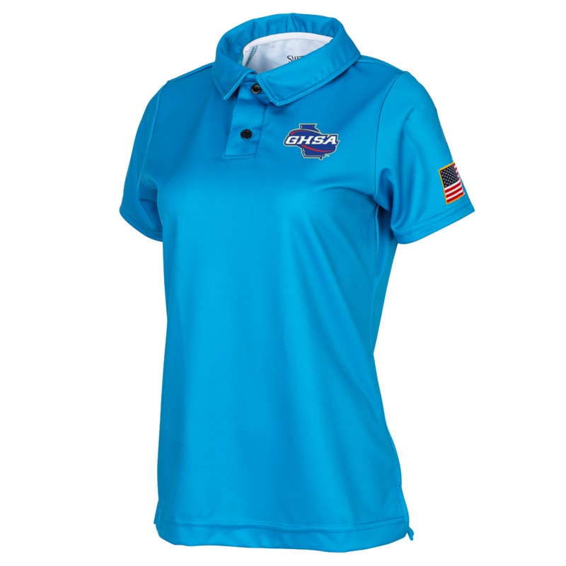 Georgia GHSA Logo Women’s Blue Volleyball Shirts