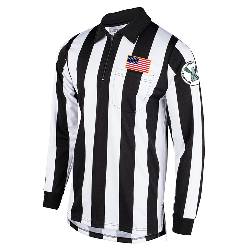 NHLOA Dye Sublimated Logo 2 Stripe Long Sleeve Elite Shirt