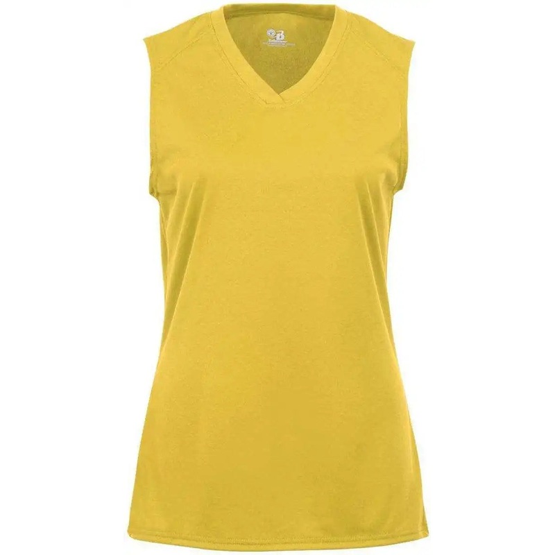 Badger Sport 4163 Ladies B-Core Sleeveless Tee – Gold