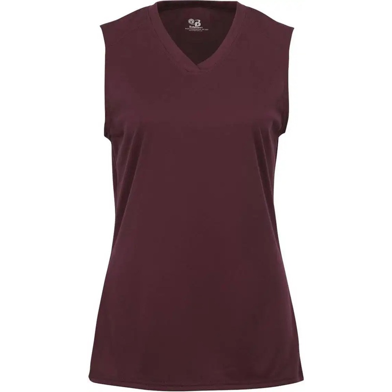 Badger Sport 4163 Ladies B-Core Sleeveless Tee – Maroon