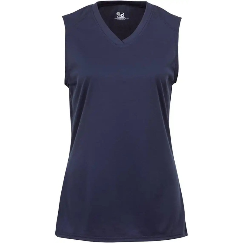 Badger Sport 4163 Ladies B-Core Sleeveless Tee – Navy