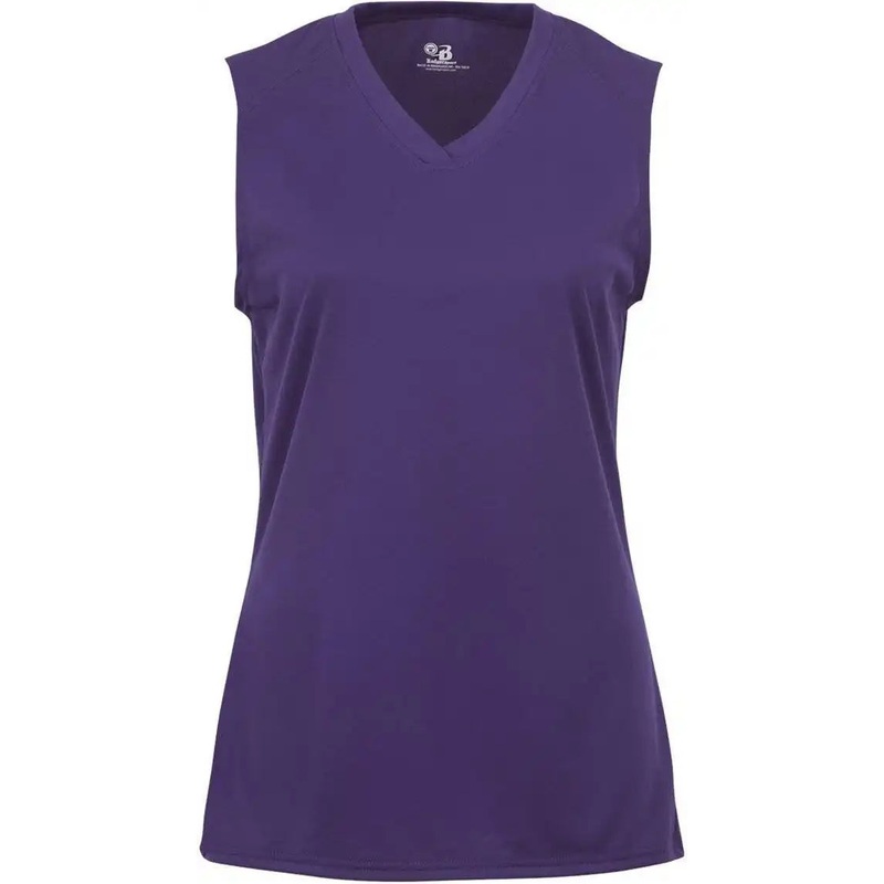 Badger Sport 4163 Ladies B-Core Sleeveless Tee – Purple