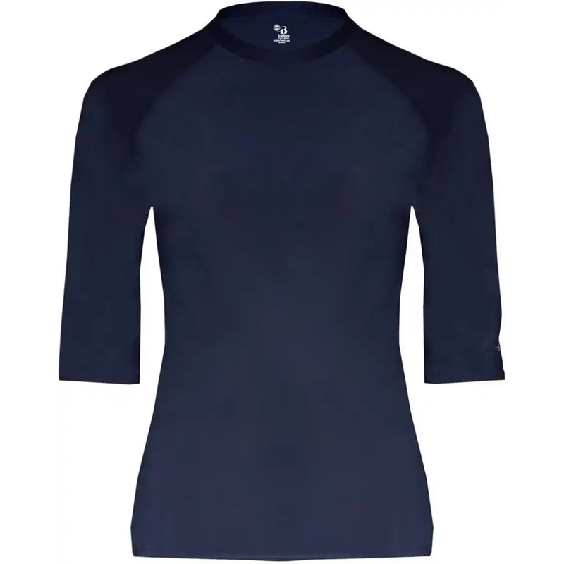 Badger Sport 4627 Pro-Comprssion Half Sleeve Crew – Navy