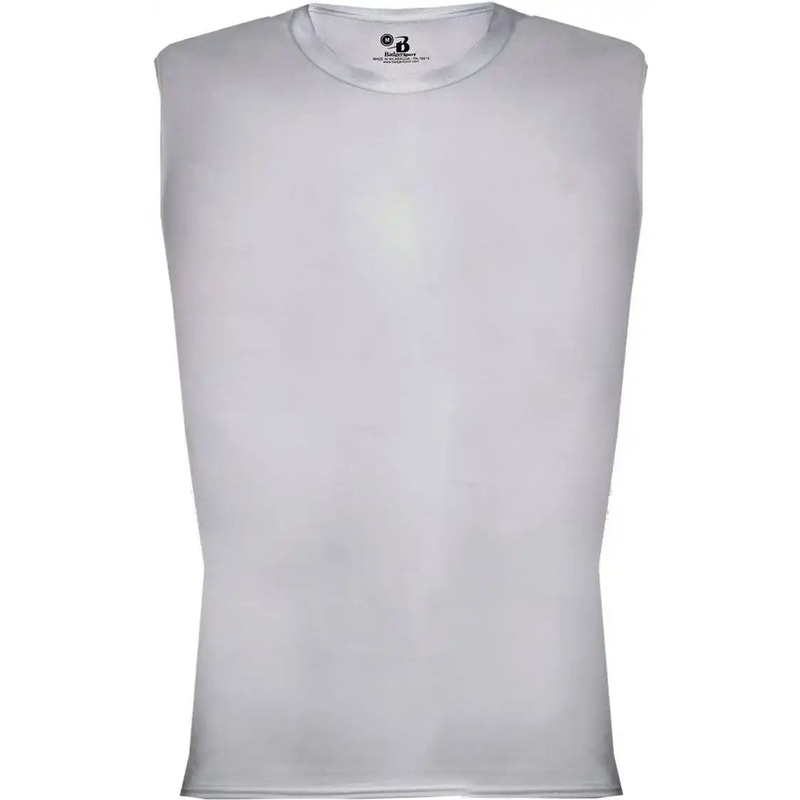 Badger Sport 4631 Pro-Compression Sleeveless – Light Gray