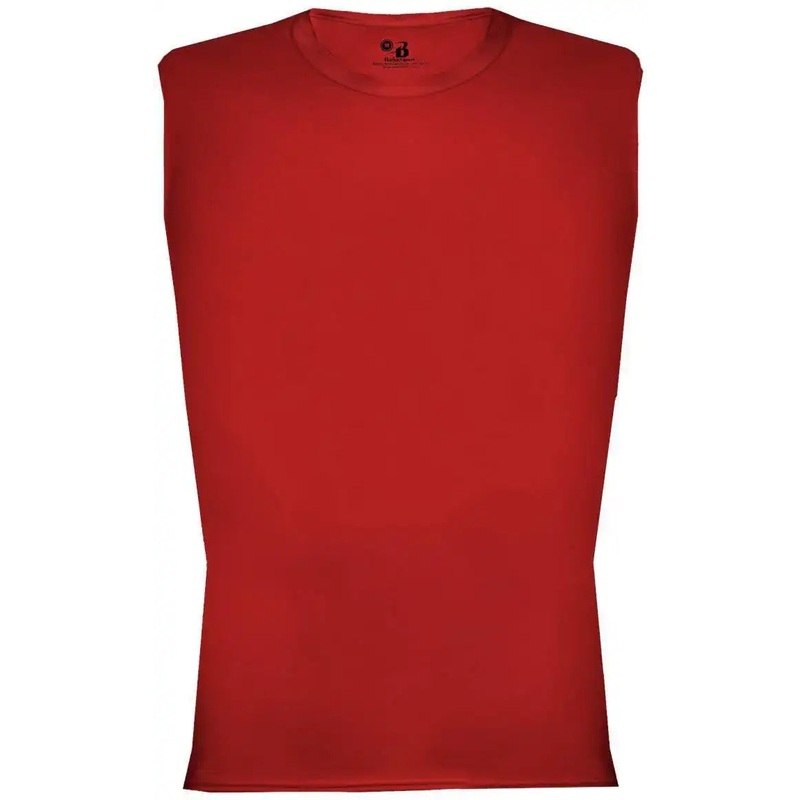 Badger Sport 4631 Pro-Compression Sleeveless – Red