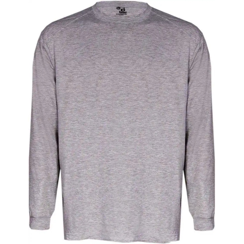 Badger Sport 4804 B-Tech Long Sleeve Tee – Gray